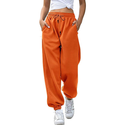 Womens Belted Sweatpants with Pockets DailySale
