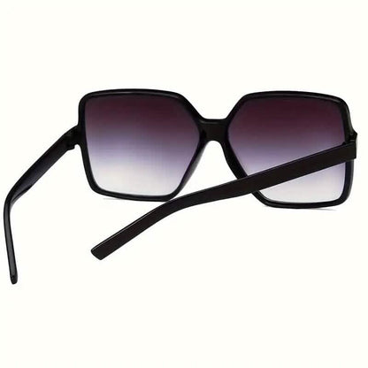 Women's Black Oversized PC Frame Glasses DailySale