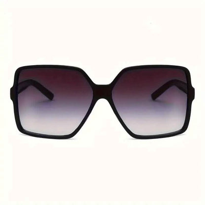 Women's Black Oversized PC Frame Glasses DailySale