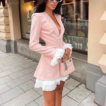 Women's Blazer Dress A Line Dress Mini Dress DailySale