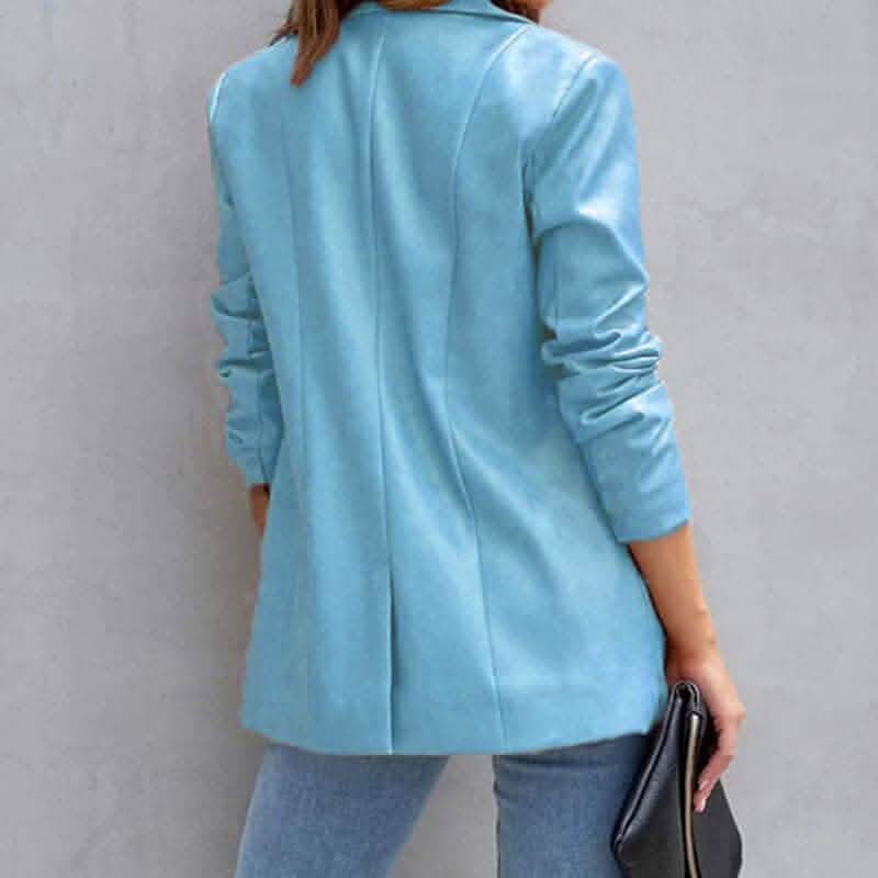 Women's Blazer Warm Breathable Outdoor Office Street Pocket Single Breasted Turndown DailySale