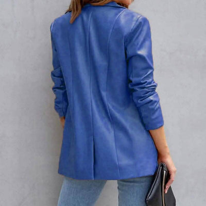 Women's Blazer Warm Breathable Outdoor Office Street Pocket Single Breasted Turndown DailySale