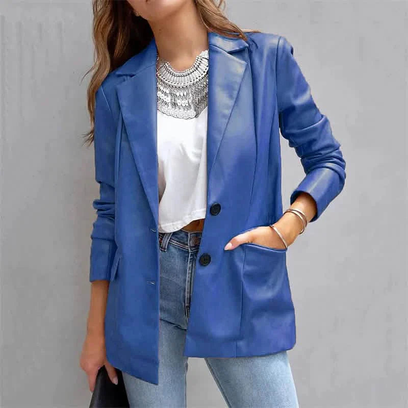 Women's Blazer Warm Breathable Outdoor Office Street Pocket Single Breasted Turndown DailySale