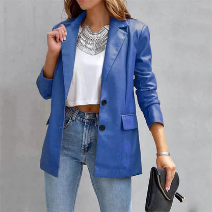 Women's Blazer Warm Breathable Outdoor Office Street Pocket Single Breasted Turndown DailySale