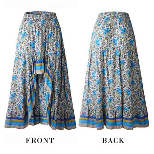 Women's Boho Floral Print Long Skirt DailySale