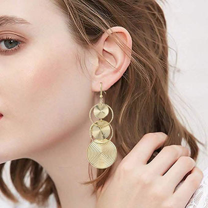 Women's Boho Vintage Round Earrings DailySale
