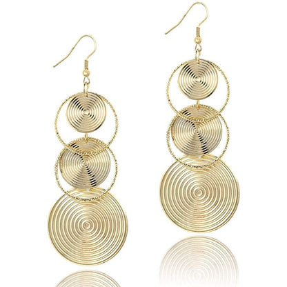 Women's Boho Vintage Round Earrings DailySale