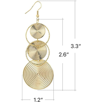 Women's Boho Vintage Round Earrings DailySale