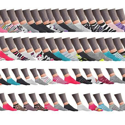 Women’s Breathable Colorful Fun No Show Low Cut Ankle Socks DailySale