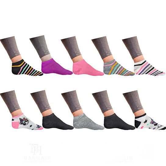 Women’s Breathable Colorful Fun No Show Low Cut Ankle Socks DailySale