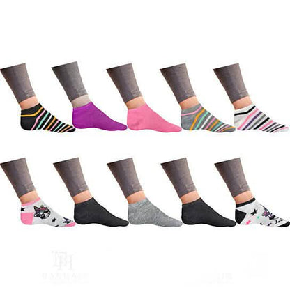 Women’s Breathable Colorful Fun No Show Low Cut Ankle Socks DailySale