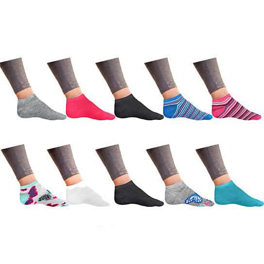 Women’s Breathable Colorful Fun No Show Low Cut Ankle Socks DailySale