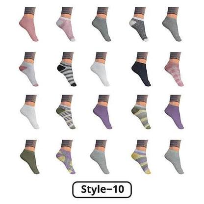Women’s Breathable Stylish Colorful Fun No Show Low Cut Ankle Socks DailySale