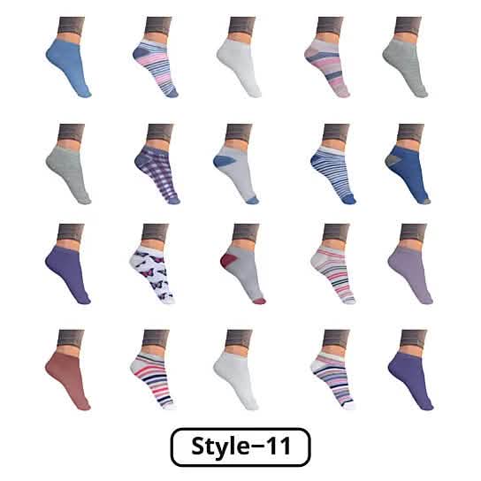 Women’s Breathable Stylish Colorful Fun No Show Low Cut Ankle Socks DailySale
