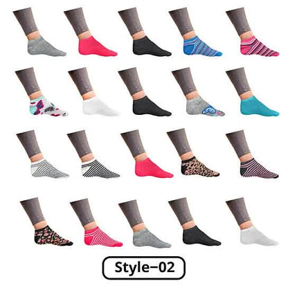 Women’s Breathable Stylish Colorful Fun No Show Low Cut Ankle Socks DailySale