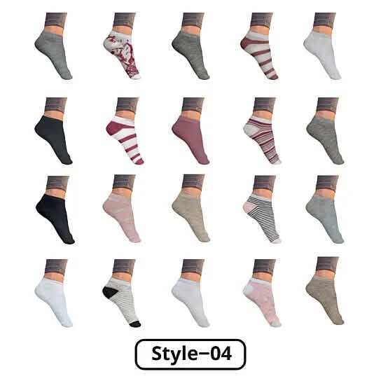 Women’s Breathable Stylish Colorful Fun No Show Low Cut Ankle Socks DailySale