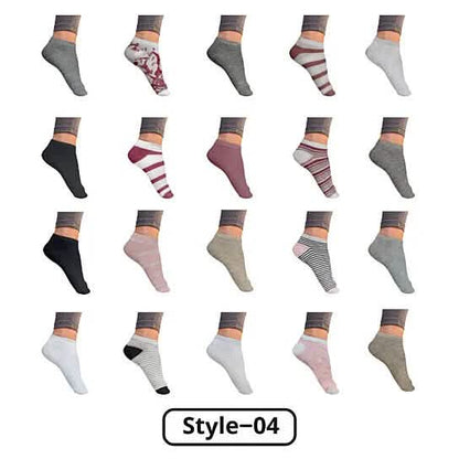 Women’s Breathable Stylish Colorful Fun No Show Low Cut Ankle Socks DailySale