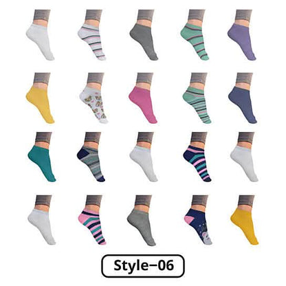 Women’s Breathable Stylish Colorful Fun No Show Low Cut Ankle Socks DailySale