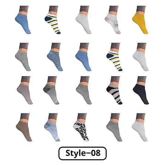 Women’s Breathable Stylish Colorful Fun No Show Low Cut Ankle Socks DailySale