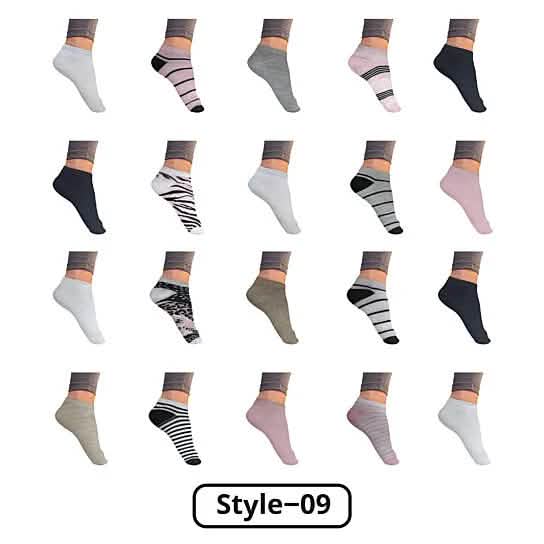 Women’s Breathable Stylish Colorful Fun No Show Low Cut Ankle Socks DailySale