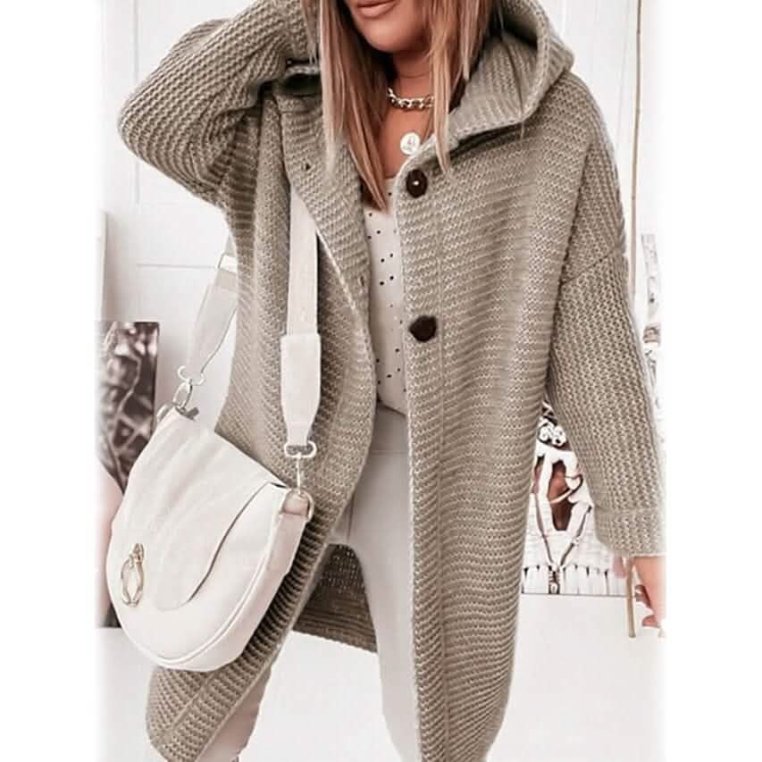Women's Button Knitted Cardigan Sweater DailySale