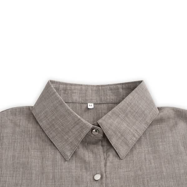 Women's Buttons Turn-Down Casual Shirt Dress DailySale