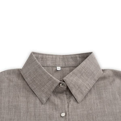Women's Buttons Turn-Down Casual Shirt Dress DailySale