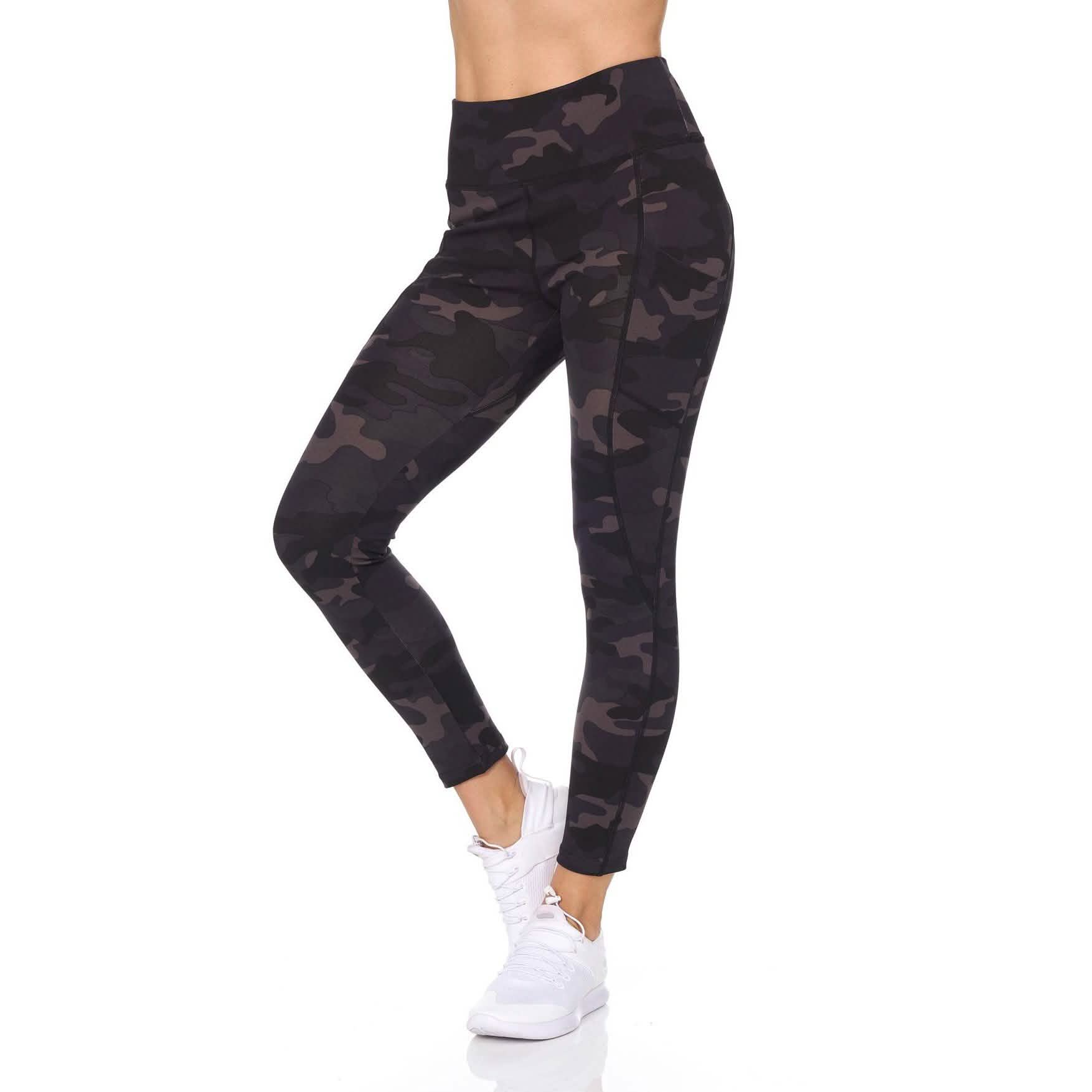 Women's Camo 7/8 High Waist Legging With Pockets DailySale
