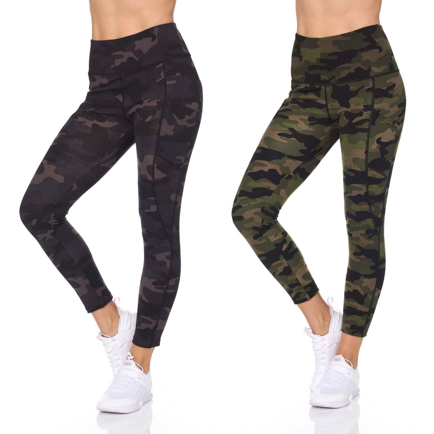 Women's Camo 7/8 High Waist Legging With Pockets DailySale