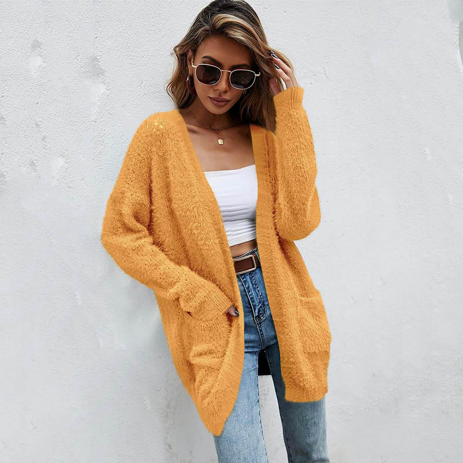 Women's Cardigan Knitted Sweater Jacket DailySale