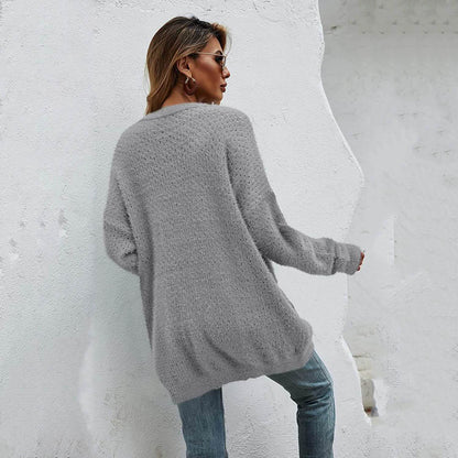 Women's Cardigan Knitted Sweater Jacket DailySale