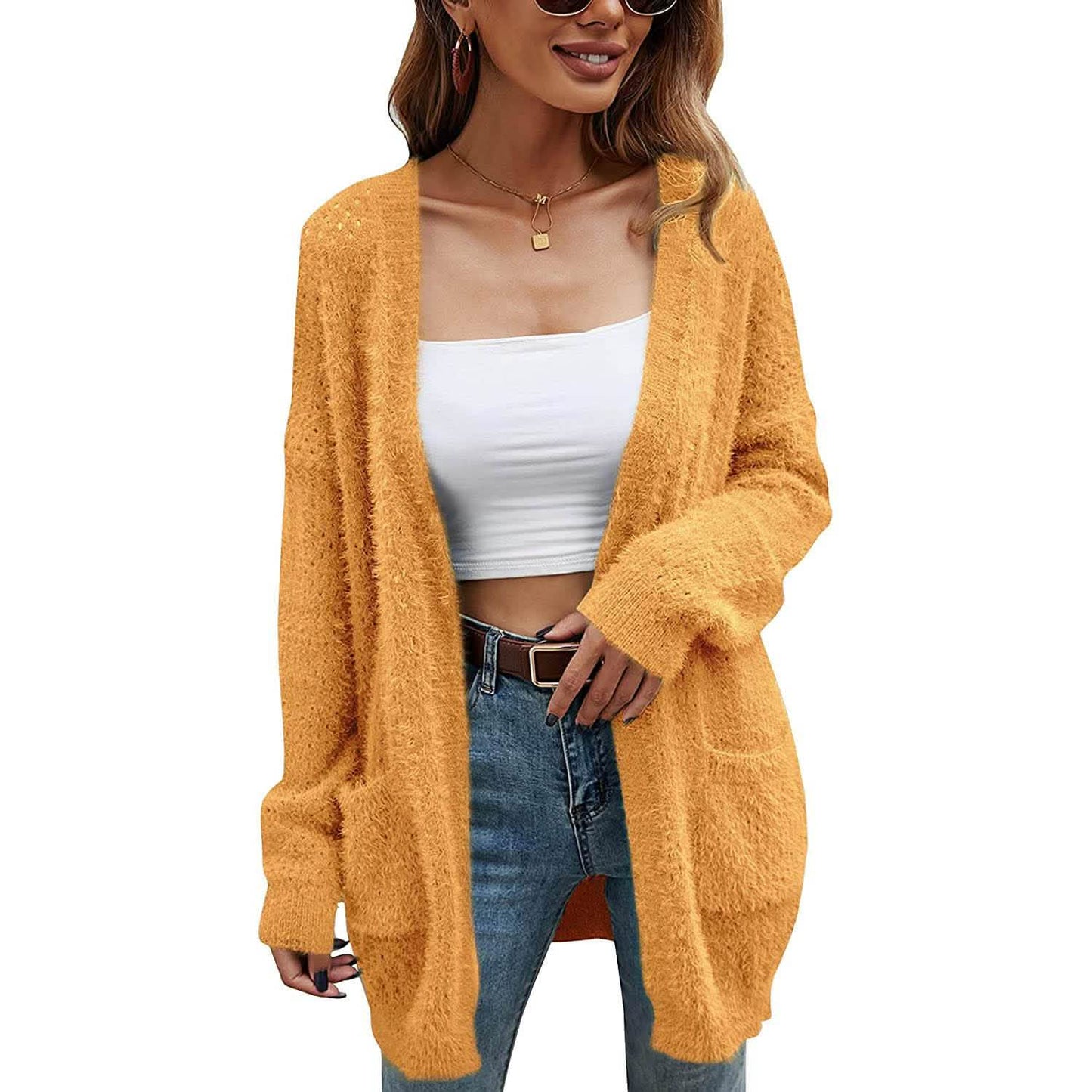 Women's Cardigan Knitted Sweater Jacket DailySale
