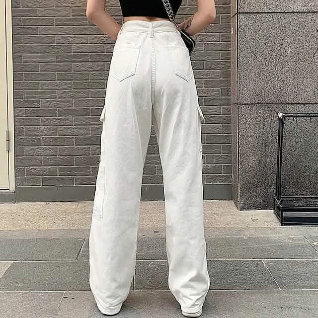 Women's Cargo Trouser Mid Waist Pants DailySale