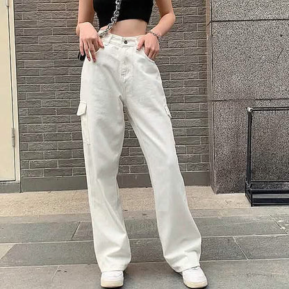 Women's Cargo Trouser Mid Waist Pants DailySale