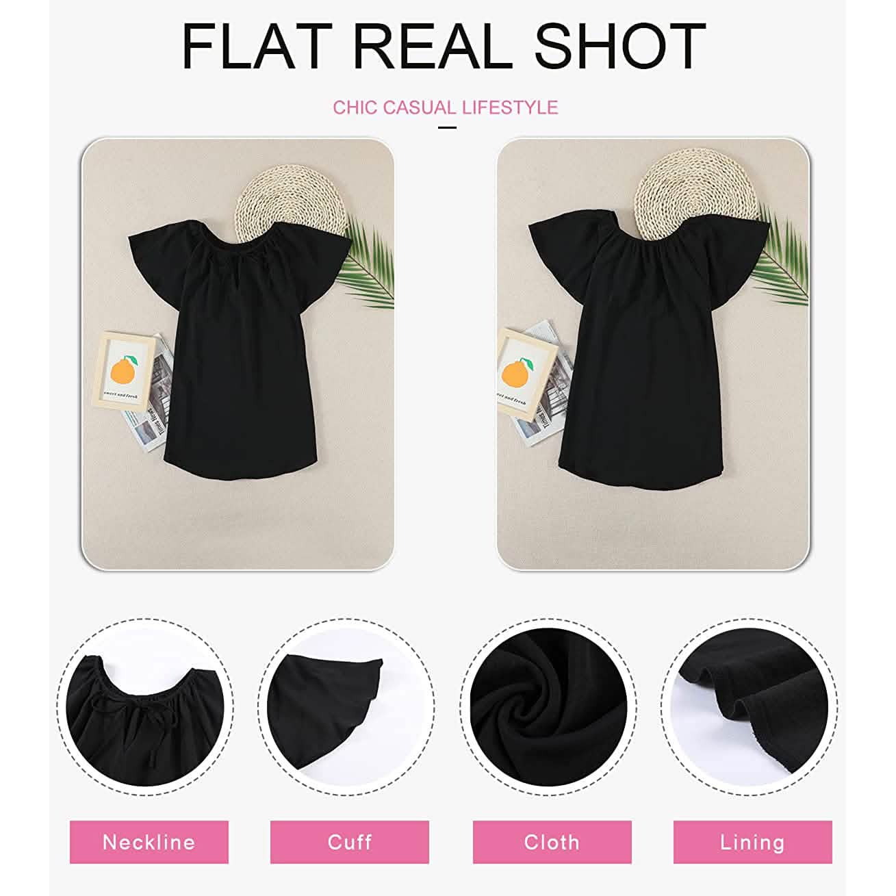 Women's Casual Boho V Neck Tops Drawstring T Shirt DailySale