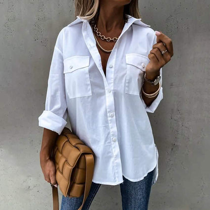 Women's Casual Collar Tunic Shirt DailySale