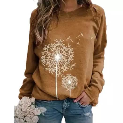 Women's Casual Dandelion Top DailySale