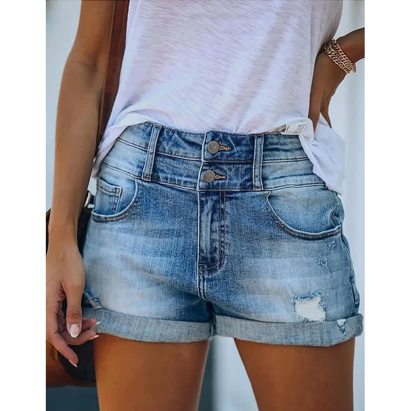 Women's Casual Fashion Jeans Denim Shorts DailySale