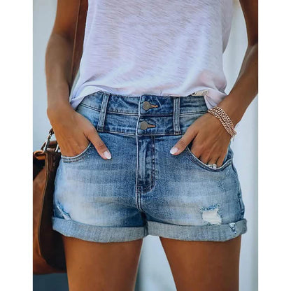 Women's Casual Fashion Jeans Denim Shorts DailySale