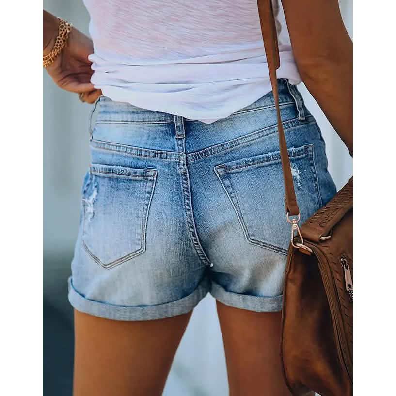 Women's Casual Fashion Jeans Denim Shorts DailySale