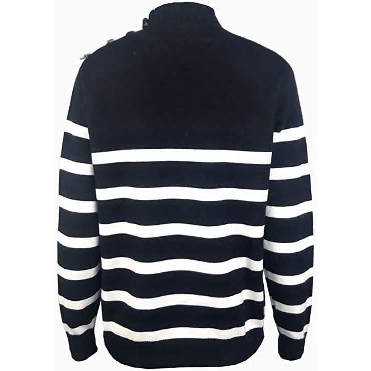 Women's Casual Long Sleeve Crewneck Patchwork Knit Sweater Top DailySale