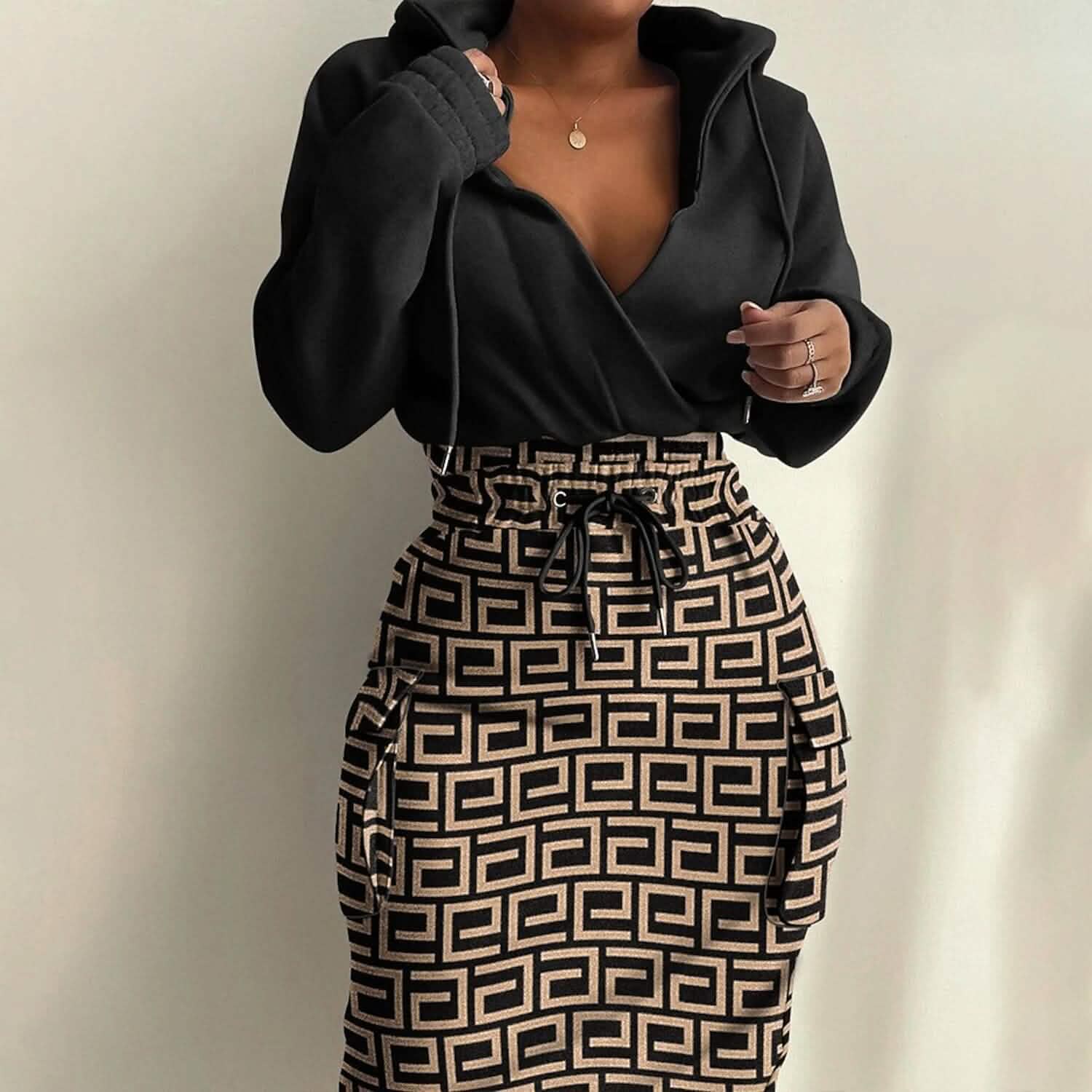 Women's Casual Long Sleeve Sweatshirt Dress DailySale