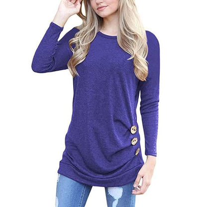 Women's Casual Long Sleeve Tunic Tops DailySale