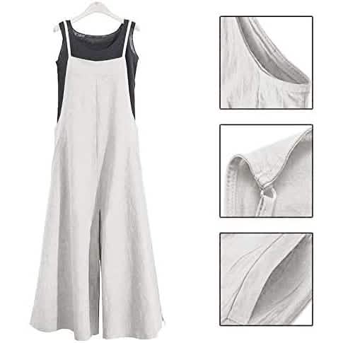 Women's Casual Loose Long Wide Leg Jumpsuits DailySale