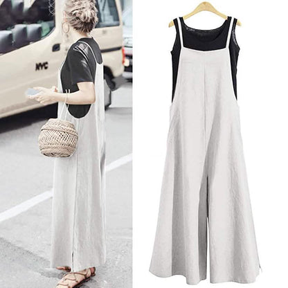 Women's Casual Loose Long Wide Leg Jumpsuits DailySale