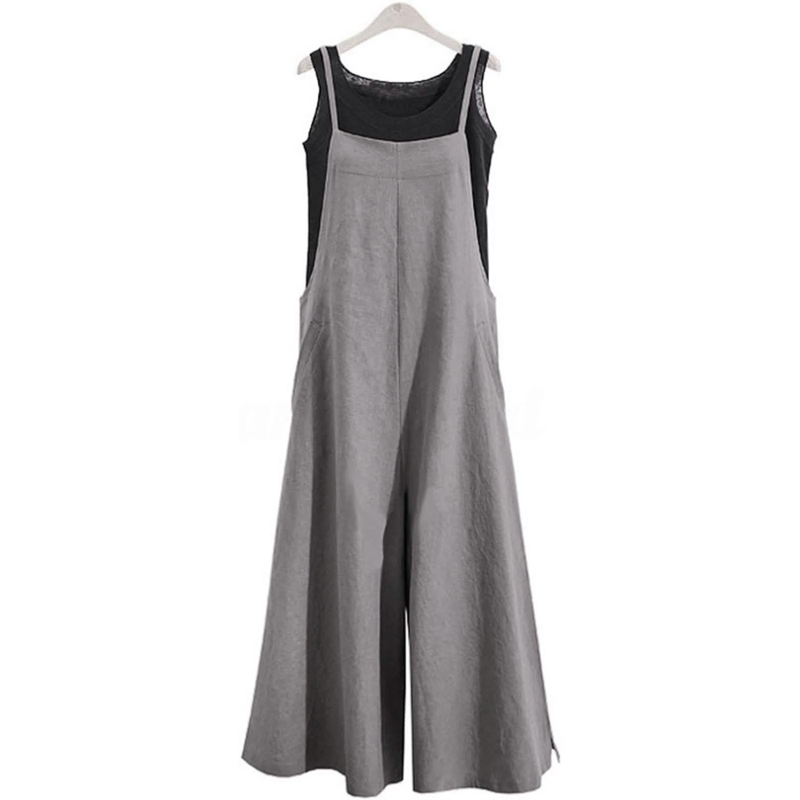 Women's Casual Loose Long Wide Leg Jumpsuits DailySale