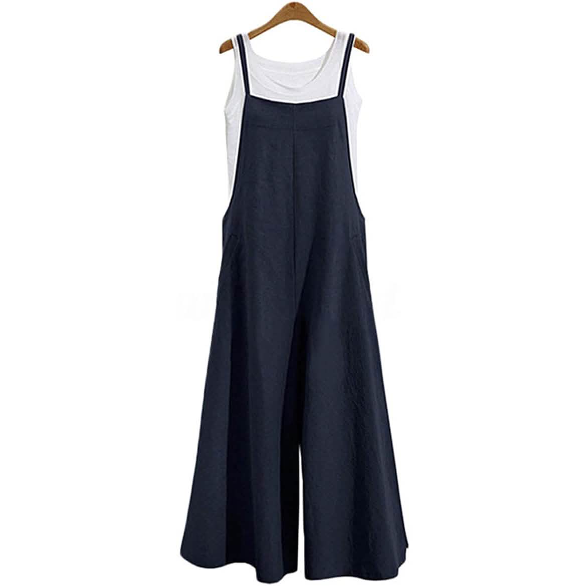 Women's Casual Loose Long Wide Leg Jumpsuits DailySale