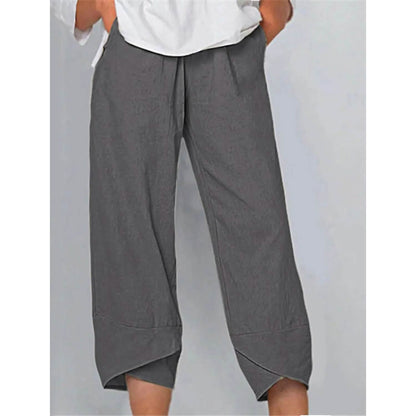 Women's Casual Plus Size Cotton Pants DailySale