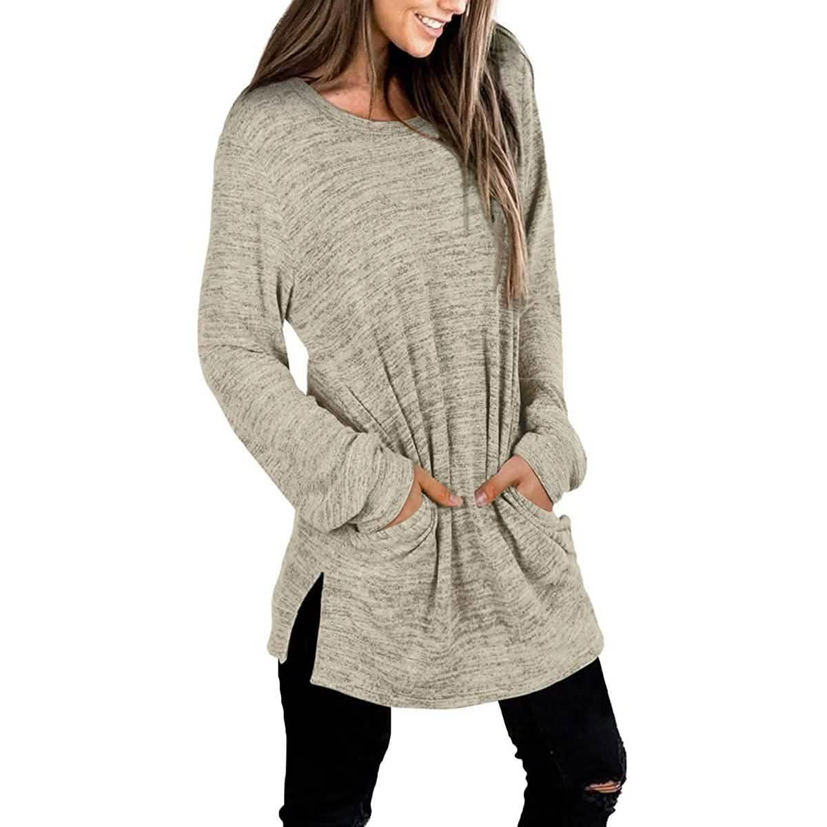 Women's Casual Sweatshirts Long Sleeve Oversized Shirt DailySale