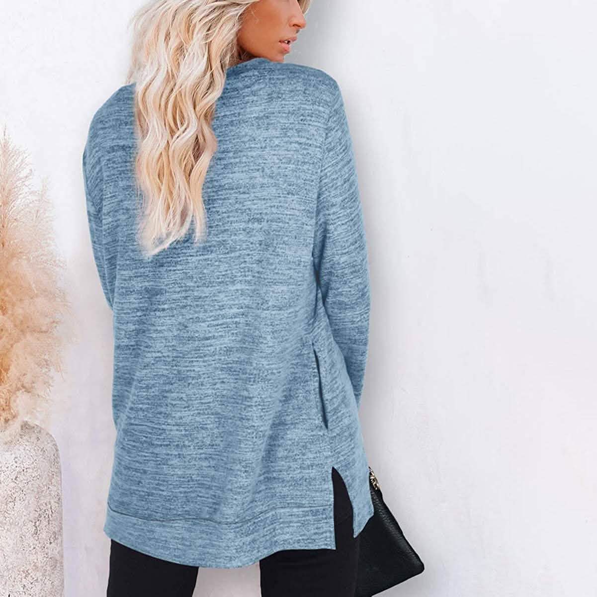 Women's Casual Sweatshirts Long Sleeve Oversized Shirt DailySale